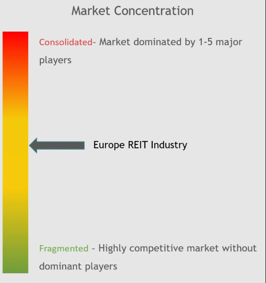 Europe REIT Industry Concentration